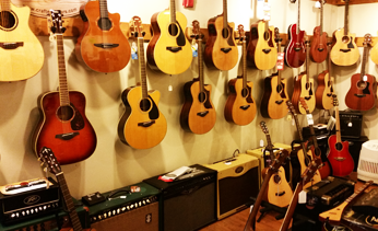 Display of Musical Instruments