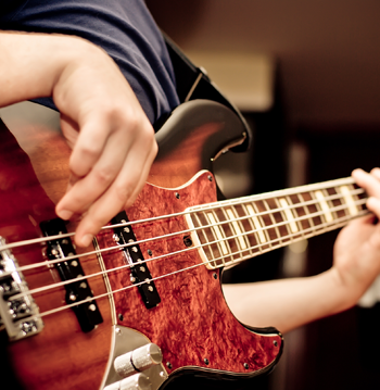 Playing Electric Guitar